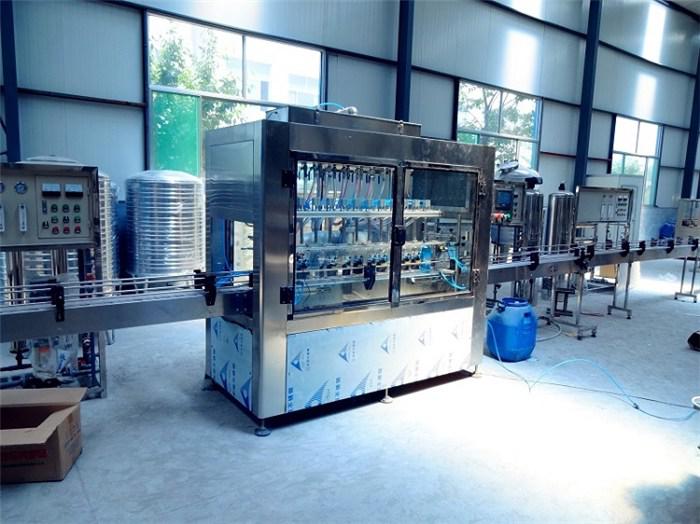 出口加納玻璃水生產線設備項目
